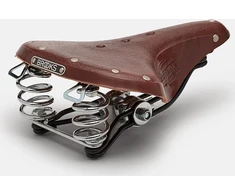 Brooks Balnelis BROOKS B66, rudos spalvos, plieniniai lankeliai, svoris 1050 g, linija Leather (NEW)