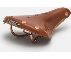 Brooks Brokso balnelis BROOKS B17 SPECIAL SHORT, Honey, plieniniai lankeliai, svoris 480 g, linija Leather