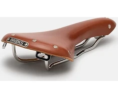 Brooks BROOKS SWALLOW B15 balnelis, Honey spalvos, plieniniai lankai, svoris 490 g, Leather linija