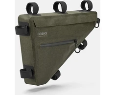 Brooks Krepšys ant rėmo BROOKS SCAPE FULL FRAME BAG, purvo žalia, talpa 5L, tvirtinimas dirželiais, atsparumas vandeniui IPX4 (NAUJAS)