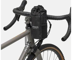 Brooks Krepšys ant vairo BROOKS SCAPE FEED POUCH, juoda, talpa 1 l, tvirtinimas dirželiais, vandeniui atsparus (NAUJAS)