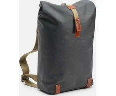 Brooks Kuprinė BROOKS PICKWICK COTTON CANVAS, Pilkas/Honey, Talpa 26L, Vandeniui atspari medvilnė (NEW)