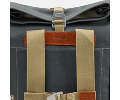 Brooks Kuprinė BROOKS PICKWICK COTTON CANVAS, Pilkas/Honey, Talpa 26L, Vandeniui atspari medvilnė (NEW)
