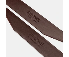 Brooks BROOKS LEATHER REPLACEMENT TAPE rankenų juostelės, Ruda, Rauginta oda, Skirta modeliui Slender, 2,5 mm (NAUJAS 2025)