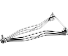 Brooks BROOKS B33 balno strypai, chromuoti (NAUJI)