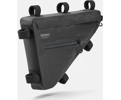 Brooks Rėmo rankinė BROOKS SCAPE FULL FRAME BAG, Juoda, Talpa 5L, Tvirtinimas dirželiais, Atsparumas vandeniui IPX4 (NEW)