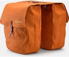 Brooks Sakvy BROOKS BRICK LANE PANNIERS, Gooseback/Maroon, Talpa 2x15L, Tvirtinimas ant dirželių, Rauginta oda (NAUJAS)
