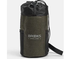 Brooks Vairaračio krepšys BROOKS SCAPE FEED POUCH, purvo žalia, talpa 1 l, tvirtinimas dirželiais, vandeniui atsparus (NAUJAS)