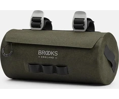 Brooks Vairaračio krepšys BROOKS SCAPE HANDLEBAR POUCH, purvo žalia, talpa 3L, tvirtinimas dirželiais, atsparus vandeniui (NAUJAS)