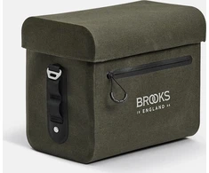 Brooks Vairaračio krepšys BROOKS SCAPE HANDLEBAR CASE, purvo žalia, talpa 8L, Klick Fix sistema, atsparumas vandeniui IPX4 (NAUJAS)