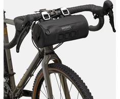 Brooks Vairuoklio krepšys BROOKS SCAPE HANDLEBAR POUCH, juodos spalvos, talpa 3L, tvirtinimas dirželiais, atsparus vandeniui (NAUJAS)