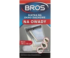 BROS stogo lango tinklelis nuo uodų 120x170 baltas
