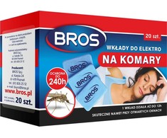 BROS elektrinio fumigatoriaus papildymai. 30 VNT. IKI 240 VAL.