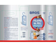 Bros Maistinių kandžių gaudyklė DUO + 2 įdėklai Efektyvus