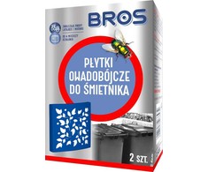 Bros Insekticidinė plokštelė šiukšliadėžei, 2 vnt.