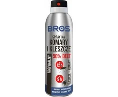 Bros Purškiklis nuo uodų ir erkių 50% DEET 180 ml