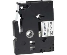 Brother P-touch TC 401;raudona/juoda (12 mm)