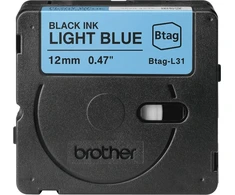 Brother BTAG-L31 | Juodas on Light Mėlyna | Btag