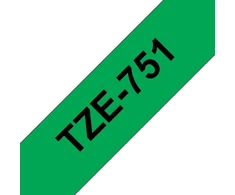 Brother LABEL 24MM Juodas N Žalias