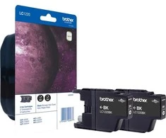 Brother LC1220BKBP2 rašalo kasetė 2 vnt. Originalus Juodas