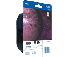 Brother LC1220BKBP2 rašalo kasetė 2 vnt. Originalus Juodas