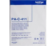 Brother PAC411 juosta (juoda balta)