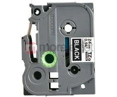 Brother | TZe-355 Laminated Tape | Baltas on Juodas | TZe | 8 m | 2.4 cm