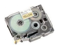Brother | TZe-641 Laminated Tape | Juodas On Geltona | TZe | 8 m | 1.8 cm