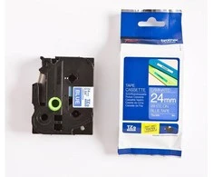 Brother | TZe-555 Laminated tape | Baltas On Mėlyna | TZe | 8 m | 2.4 cm