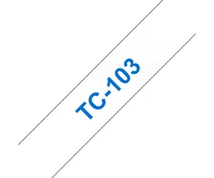 Brother Etikečių juostelės mėlyna ant permatomos (TC-103)