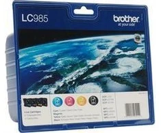Originalus rašalas Brother LC-985VALBP (žydra, purpurinė, geltona, juoda)