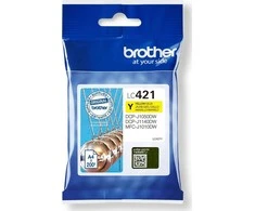 Brother LC421Y rašalo kasetė Geltona | Brolis LC421Y | Rašalo kasetė | Geltona