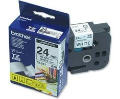 Brother TZe251CIV 24mm balta/juoda (TZE251CIV)