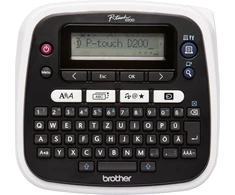 Etiketės spausdintuvas - Brother P-touch D210VP Terminis perdavimas, QWERTZ klaviatūra, 12mm