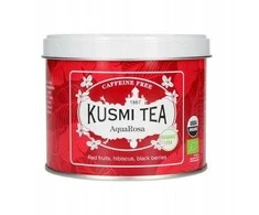 Organic fruit and herbal tea Kusmi Tea AquaRosa, 100 g (in a metal tin)