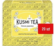 Organic žalias tea Kusmi Tea Žalias Jasmine – 20 muslin tea bags