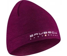 Kepurė Brubeck HM10180 Dvisluoksnė vilnonė skrybėlė unisex EXTREME WOOL plum L/XL