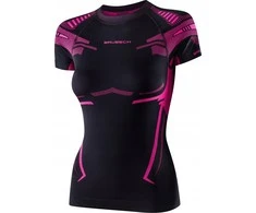 „Brubeck“ moteriški „Activewear“ marškinėliai trumpomis rankovėmis „Bruback Dry“.