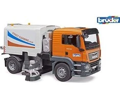 BRUDER gatvių valymo mašina MAN TGS, 03780