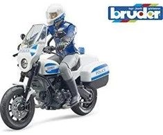 BRUDER policijos motociklas Ducati su policininko figūrėle 62731
