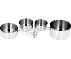 Matavimo puodelių rinkinys 60/80/125/250 ml virtuviniams matavimo puodeliams BRUNBESTE BB-1501