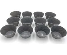 SILIKONINĖS FORMĖLĖS KELIUOMS 12 VIENETŲ PILKA BRUNBESTE BB-1516