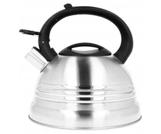 Brunbeste Virdulys na gaz plieno su gwizdkiem 2.7L indukcija sidabrinė BRUNBESTE BB-2358