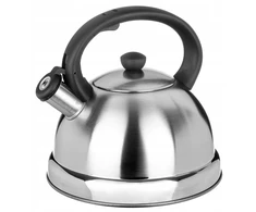 Brunbeste Virdulys na gaz plieno su gwizdkiem duży 2.7L indukcija sidabrinė BRUNBESTE BB-1301