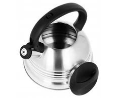 Brunbeste Virdulys na gaz plieno su gwizdkiem 2.7L indukcija sidabrinė BRUNBESTE BB-2358