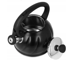 Brunbeste Virdulys na gaz plieno su gwizdkiem 1.8L indukcija juoda BRUNBESTE BB-2386