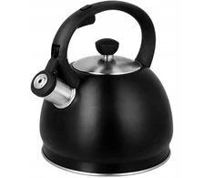 Brunbeste Virdulys na gaz plieno su gwizdkiem 1.8L indukcija juoda mat BRUNBESTE BB-2435