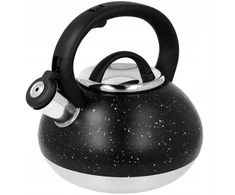 Brunbeste Virdulys plieno su gwizdkiem 2.0L indukcija gaz juoda marmurek BRUNBESTE BB-2397