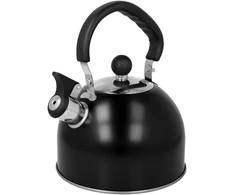 Brunbeste Virdulys plieno su gwizdkiem 2L indukcija gaz juoda matinė BRUNBESTE BB-2404
