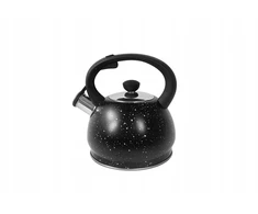 Brunbeste Virdulys plieno su gwizdkiem mały 1.8L indukcija juoda marmurek BRUNBESTE BB-2436